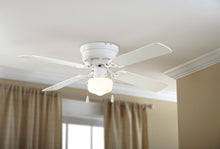 Load image into Gallery viewer, 42&quot; Mainstays Hugger Indoor Ceiling Fan with Light for your pets