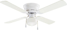 Load image into Gallery viewer, 42&quot; Mainstays Hugger Indoor Ceiling Fan with Light for your pets