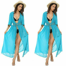 Load image into Gallery viewer, 2019 Sexy Beach Dress Swimwear Women Beach Cover Up Cardigan Swimwear Bikini Cover ups Robe Plage Zaful Dress for Beach